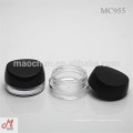 MC956B 2 couleur avec couvercle rotatif cosmétiques eye-liner gel container / eyeliner gel boîtier / eyeliner gel packaging / eyeliner gel pot